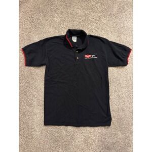Peterbilt 07 New Product Launch Polo Shirt Mens Medium Black Ultra Cotton
